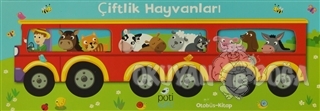 Çiftlik Hayvanları: Otobüs - Kitap (3 Kitap - 7'şer Sayfa)