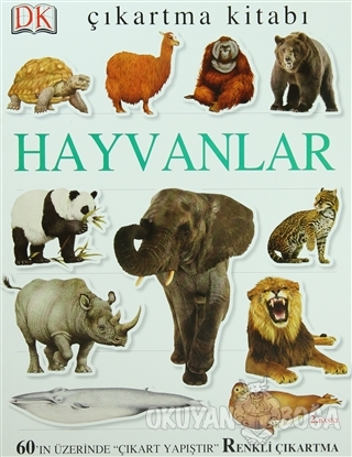 Çıkartma Kitabı: Hayvanlar - Amanda Rayner - Pearson Çocuk Kitapları