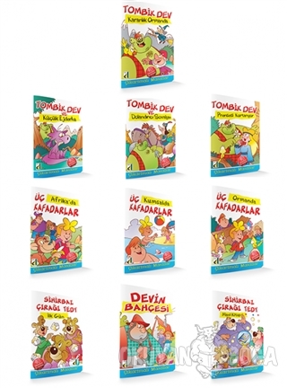 Çıkartmalı Masallar (10 Kitap Takım)