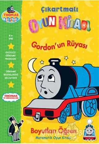 Çıkartmalı Oyun Kitabı Gordon'un Rüyası Boyutları Öğren - Kolektif - D