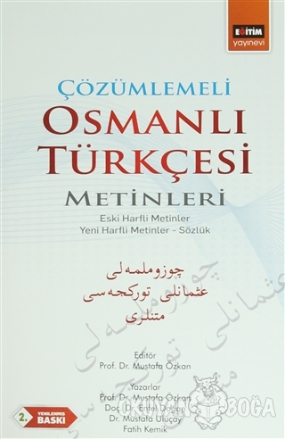 Çözümlemeli Osmanlı Türkçesi Metinleri