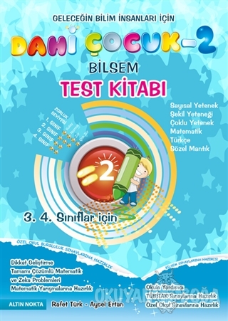 Dahi Çocuk - 2 Bilsem / Test Kitabı (3. 4. Sınıflar İçin)