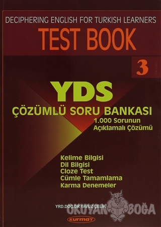 Deciphering English For Türkish Learners Test Book 3 : YDS Çözümlü Sor