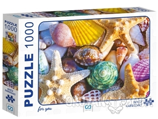 Deniz Kabukları - 1000 Parça Puzzle - - CA Games