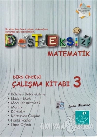 Desteksiz Matematik - Ders Öncesi Çalışma Kitabı 3 - Şahin Aksankur - 