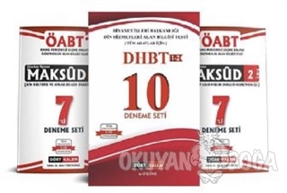 DHBT 3'lü Deneme Seti - Kolektif - Dört Kalem Yayınları