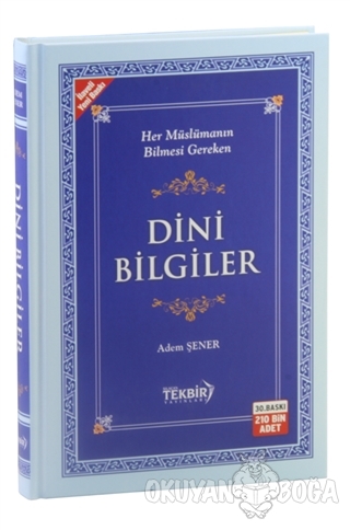 Dini Bilgiler (Şamua) (Ciltli) - Adem Şener - Tekbir Yayınları