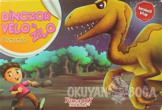 Dinozor Velo ile Zilo Ormanda - Üç Boyutlu Kitap (Ciltli) - Kolektif -