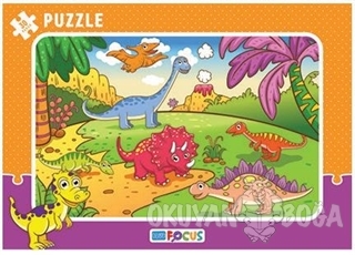 Dinozorlar 30 Parça Puzzle - - Blue Focus Yayınları