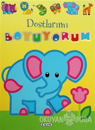 Dostlarımı Boyuyorum Fil (Sarı Kapak)