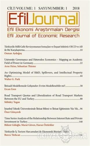 Efil Ekonomi Araştırma Dergisi Sayı 1