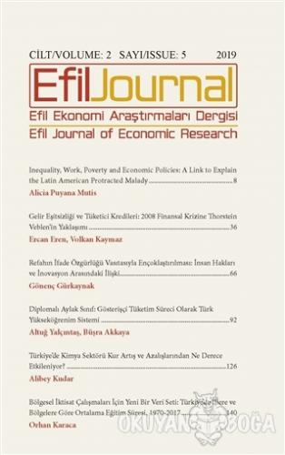 Efil Ekonomi Araştırmaları Dergisi Cilt: 2 Sayı: 5 - Kolektif - Efil J