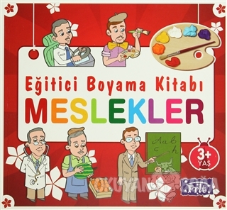 Eğitici Boyama Kitabı - Meslekler