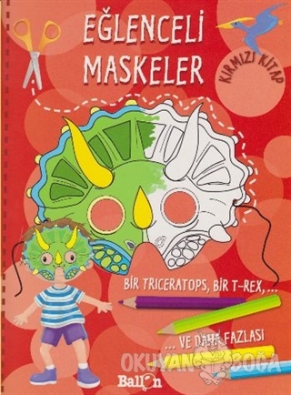 Eğlenceli Maskeler Kırmızı Kitap