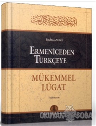 Ermeniceden Türkçeye Mükemmel Lügat (Tıpkı Basım) (Ciltli)