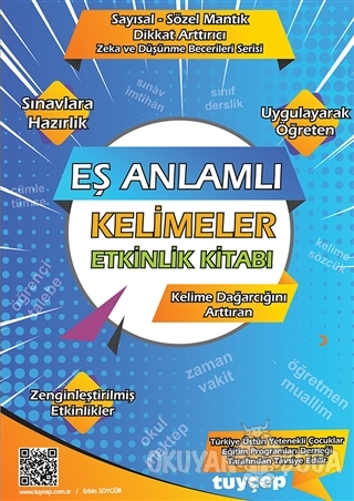 Eş Anlamlı Kelimeler Etkinlik Kitabı - Erbin Soygür - Cinius Yayınları