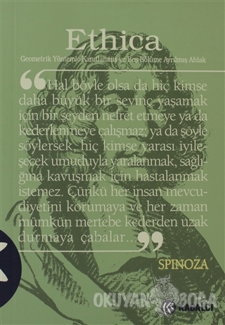 Ethica - Benedictus de Spinoza - Kabalcı Yayınevi
