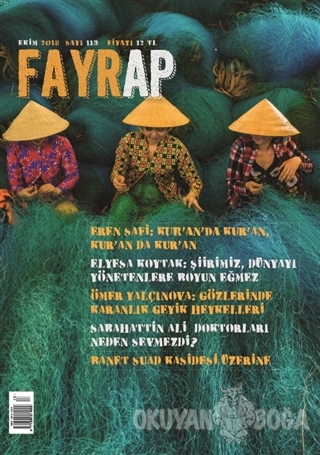 Fayrap Popülist Edebiyat Dergisi Sayı: 113 Ekim 2018 - Kolektif - Fayr