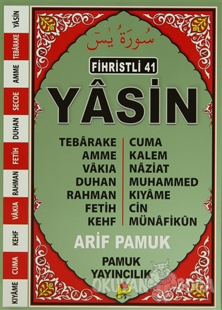Fihristli 41 Yasin (Yas-111/P13)