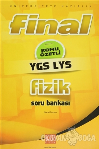 Final YGS / LYS Fizik Konu Özetli Soru Bankası - Necati Dursun - Final