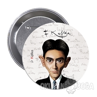 Franz Kafka Karikatür - Rozet - - Aylak Adam - Hobi