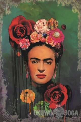 Frida Kahlo Yeşil Poster - - Melisa Poster - Poster