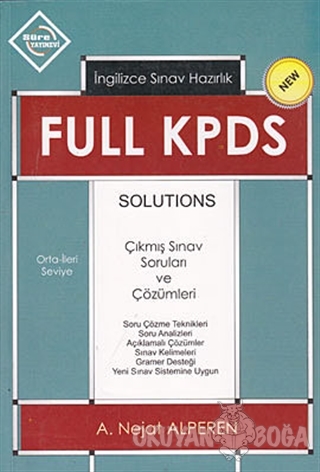 Full KPDS Solutions - İngilizce Sınav Hazırlık - A. Nejat Alperen - Ne
