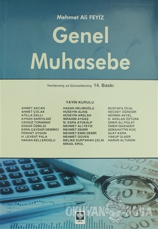 Genel Muhasebe - Mehmet Ali Feyiz - Ekin Basım Yayın - Akademik Kitapl