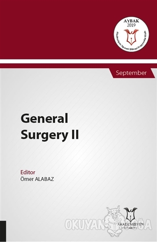 General Surgery 2 - September - Ömer Alabaz - Akademisyen Kitabevi