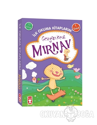 Gezgin Kedi Mırnav - İlk Okuma Kitaplarım Set (10 Kitap Takım)
