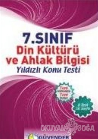 Güvender 7.Sınıf Din Kültürü ve Ahlak Bilgisi Yıldızlı Konu Testi