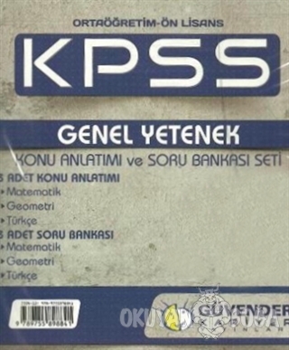 Güvender Ortaöğretim - Önlisans KPSS Genel Yetenek Konu Anlatımı ve Soru Bankası Seti