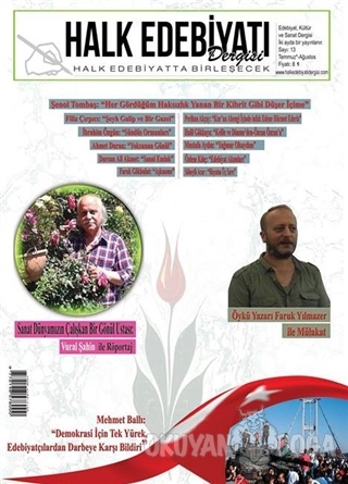 Halk Edebiyatı Dergisi Yayınları Sayı :13 / Temmuz-Ağustos 2016 - Kole