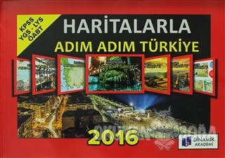 Haritalarla Adım Adım Türkiye 2016 - Kolektif - Dinamik Akademi