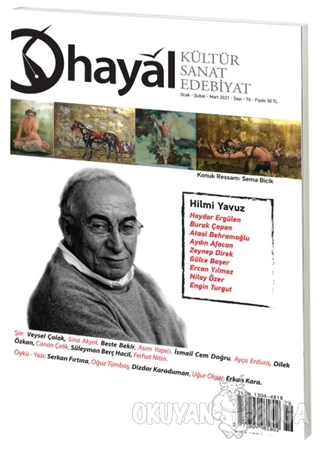 Hayal Kültür Sanat Edebiyat Dergisi Sayı: 76 Ocak - Şubat - Mart 2021 