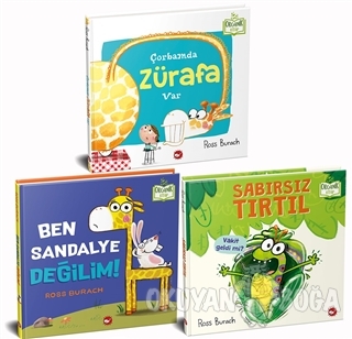 Hayvanlarla Eğleniyorum Set - Organik Kitap (3 Kitap Takım) (Ciltli)