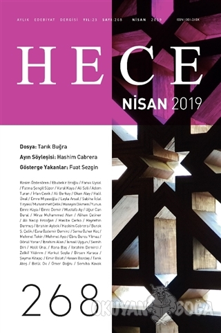 Hece Aylık Edebiyat Dergisi Sayı: 268 Nisan 2019 - Kolektif - Hece Der