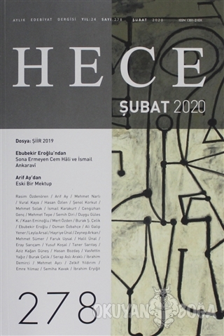 Hece Aylık Edebiyat Dergisi Sayı: 278 Şubat 2020 - Kolektif - Hece Der