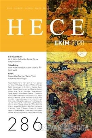 Hece Aylık Edebiyat Dergisi Sayı: 286 Ekim 2020 - Kolektif - Hece Derg