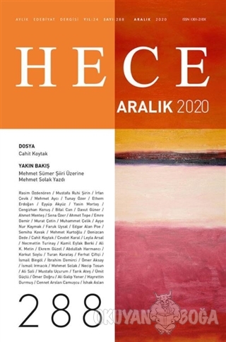 Hece Aylık Edebiyat Dergisi Sayı: 288 Aralık 2020 - Kolektif - Hece De