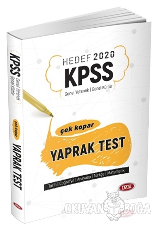 Hedef 2020 KPSS Genel Yetenek - Genel Kültür Çek Kopar Yaprak Test - K