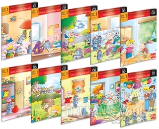 İngilizce Hikaye Seti (10 Kitap) İlkokul 1. Sınıf Karekod Dinlemeli
