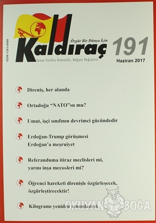 Kaldıraç Dergisi Sayı : 191 Haziran 2017 - Kolektif - Kaldıraç Yayınev