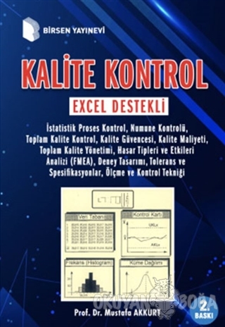 Kalite Kontrol - Mustafa Akkurt - Birsen Yayınevi