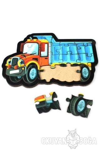 Kamyon Ahşap Puzzle 18 Parça