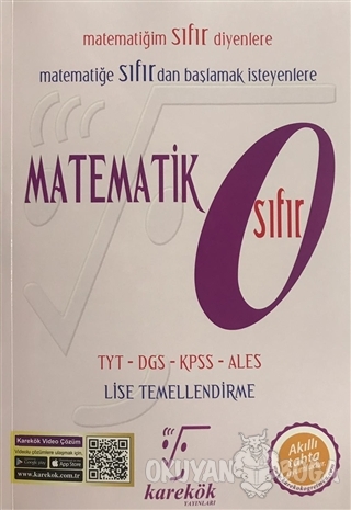 Karekök Matematik Sıfır - Muharrem Duş - Karekök Yayıncılık