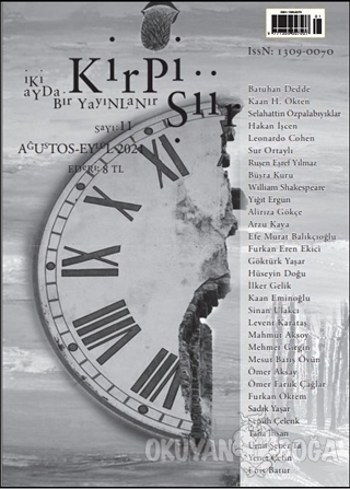 Kirpi Şiir Dergisi Sayı: 11 Ağustos-Eylül 2021 - Kolektif - Simurg Art