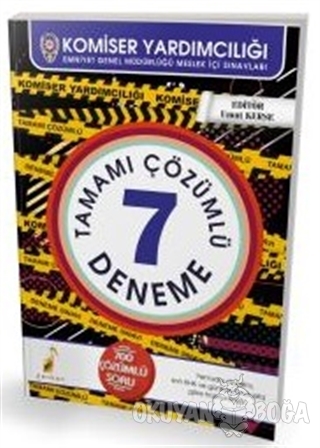 Komiser Yardımcılığı 7 Çözümlü Deneme Sınavı 2018