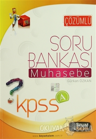 KPSS A Çözümlü Muhasebe Soru Bankası - Gürkan Özkan - Beyaz Kalem Yayı