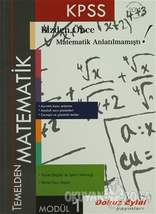 KPSS Temelden Matematik Modül Set (7 Kitap ) - Kolektif - Dokuz Eylül 
